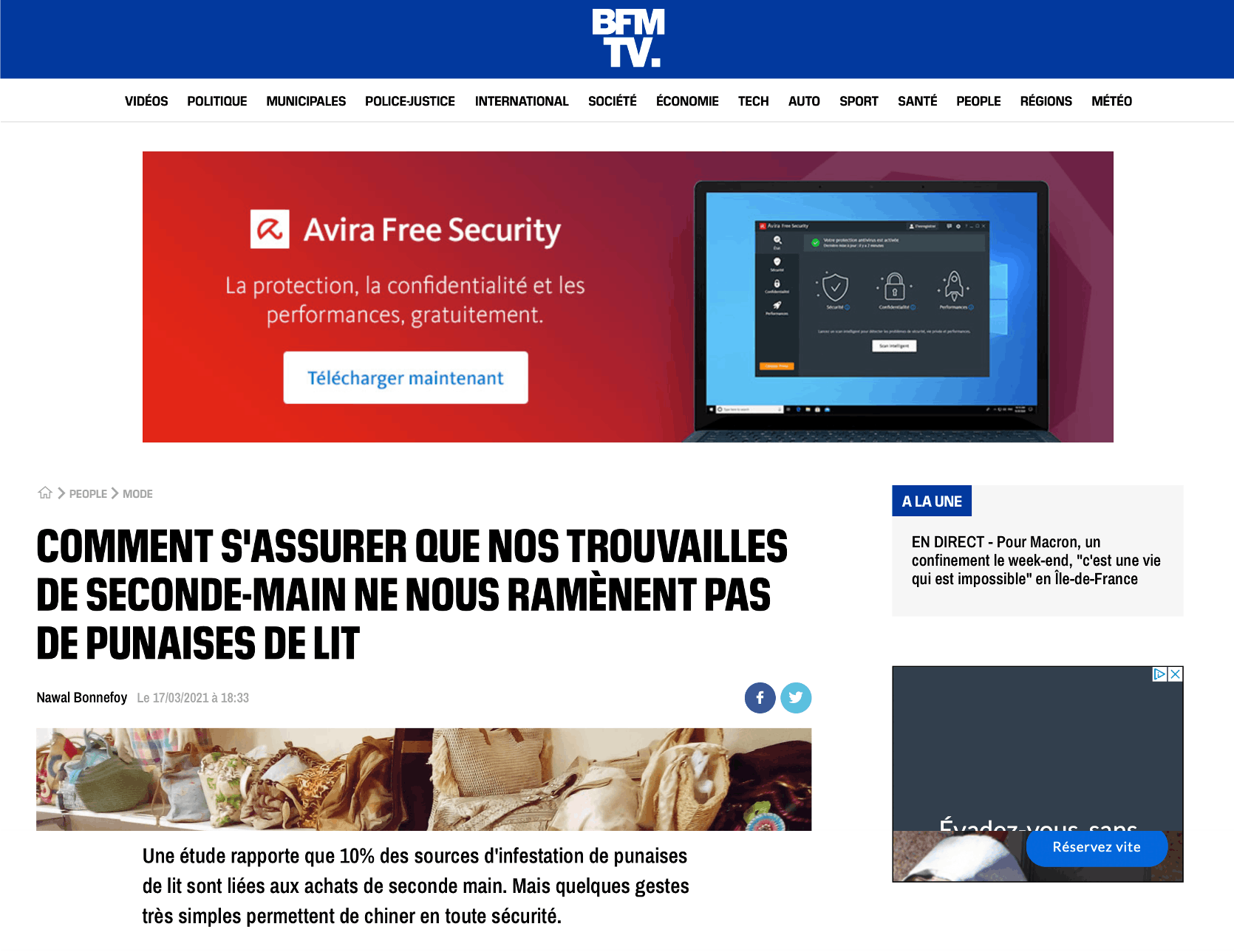 extrait article de presse