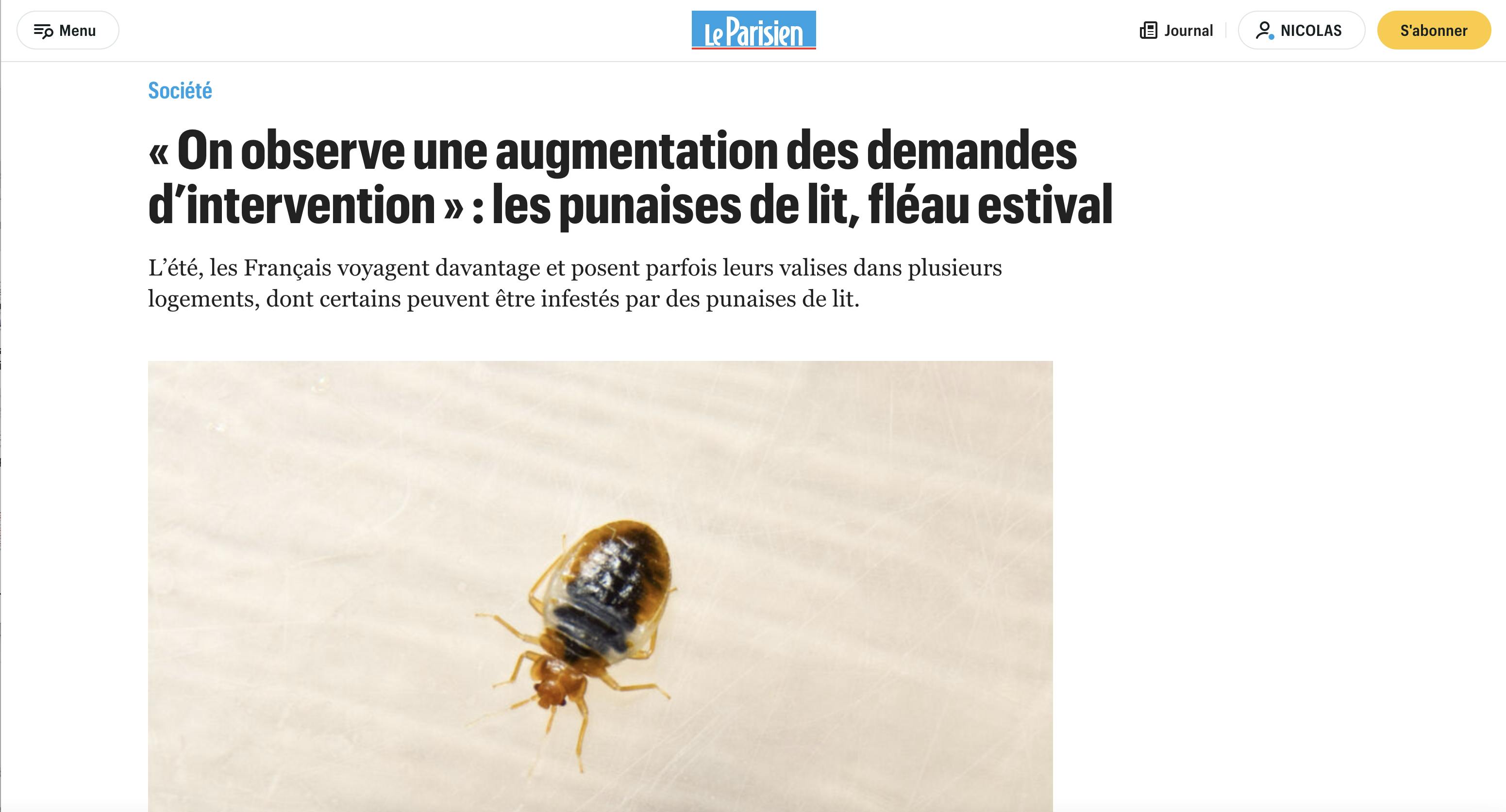 extrait article de presse