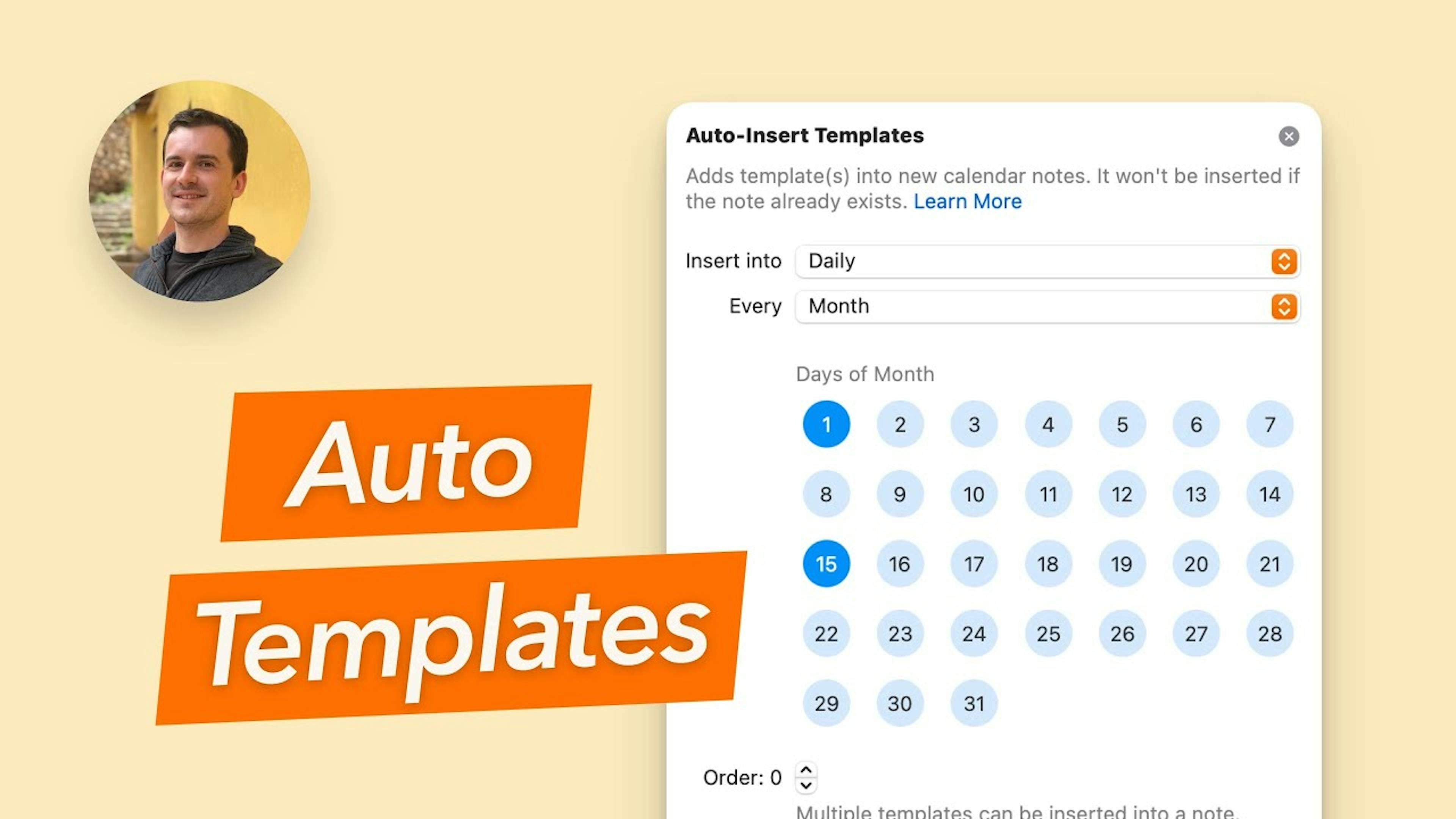 Thumbnail for Auto Insert Templates Video