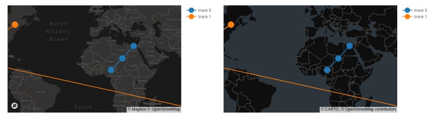 MapLibre maps comparison with Mapbox
